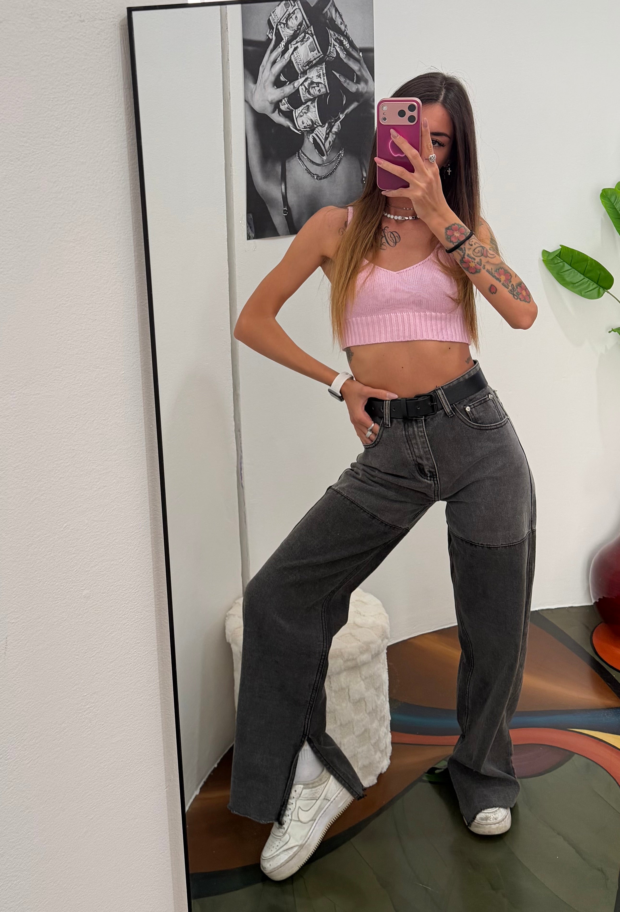 Jeans Metà - nero