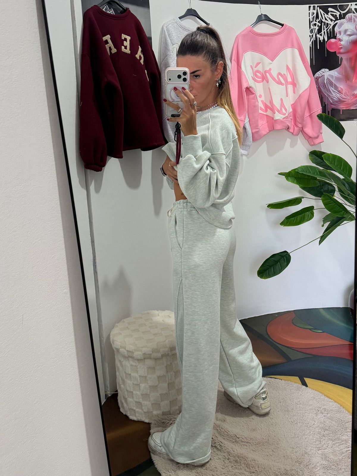 Coordinato tuta grey