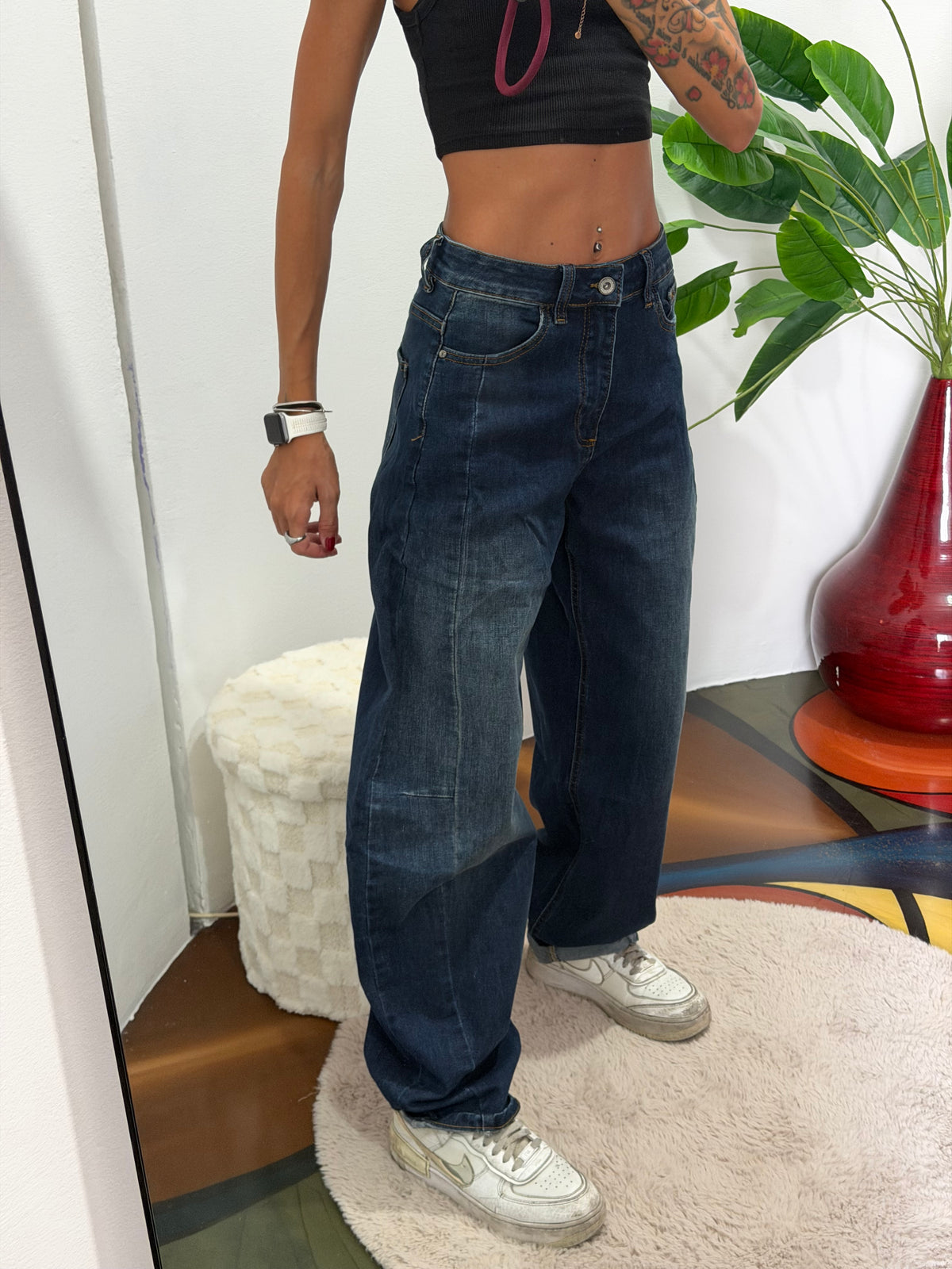 Jeans baloon blu
