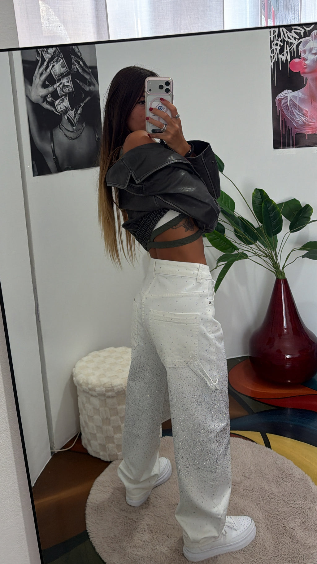 Jeans cargo spazio