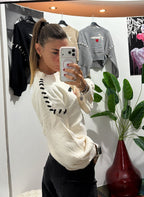 Pull Amour - Bianco