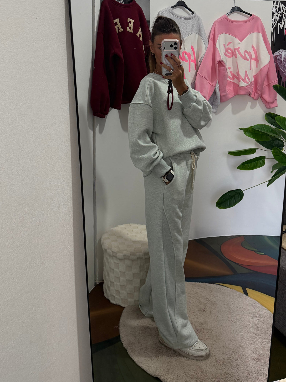 Coordinato tuta grey