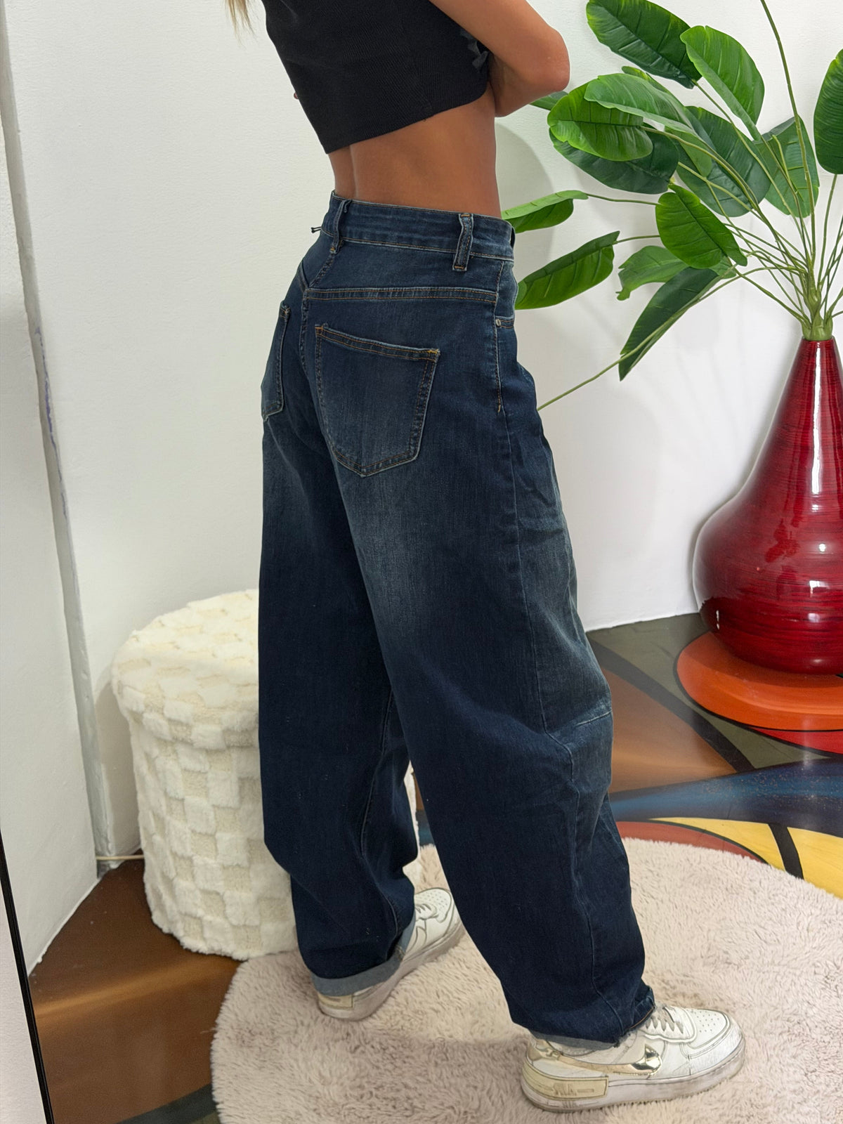 Jeans baloon blu