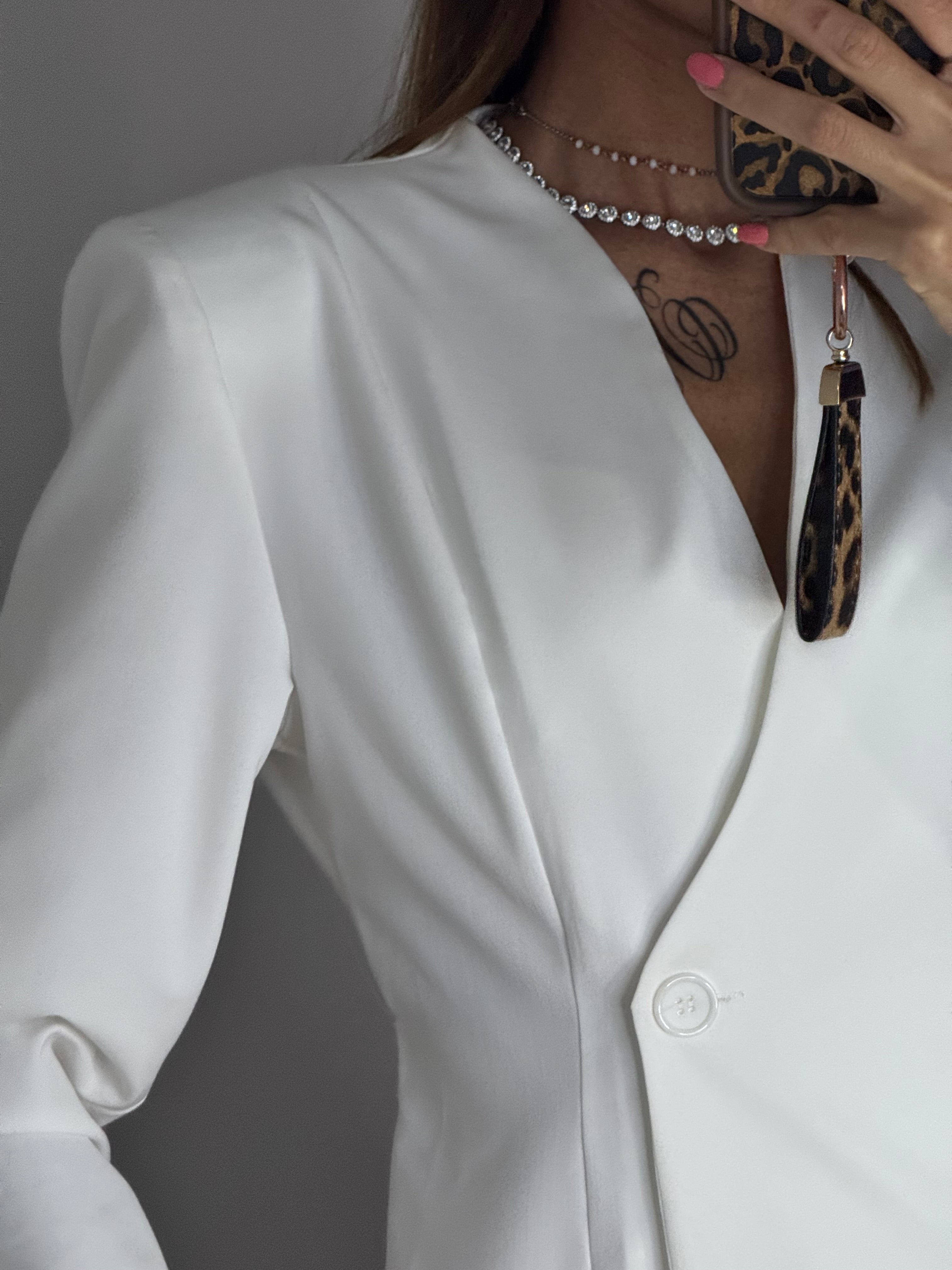 Blazer Elegante - Bianco