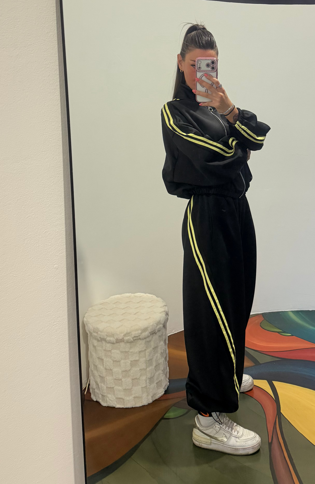Pantalone tuta sporty - nero