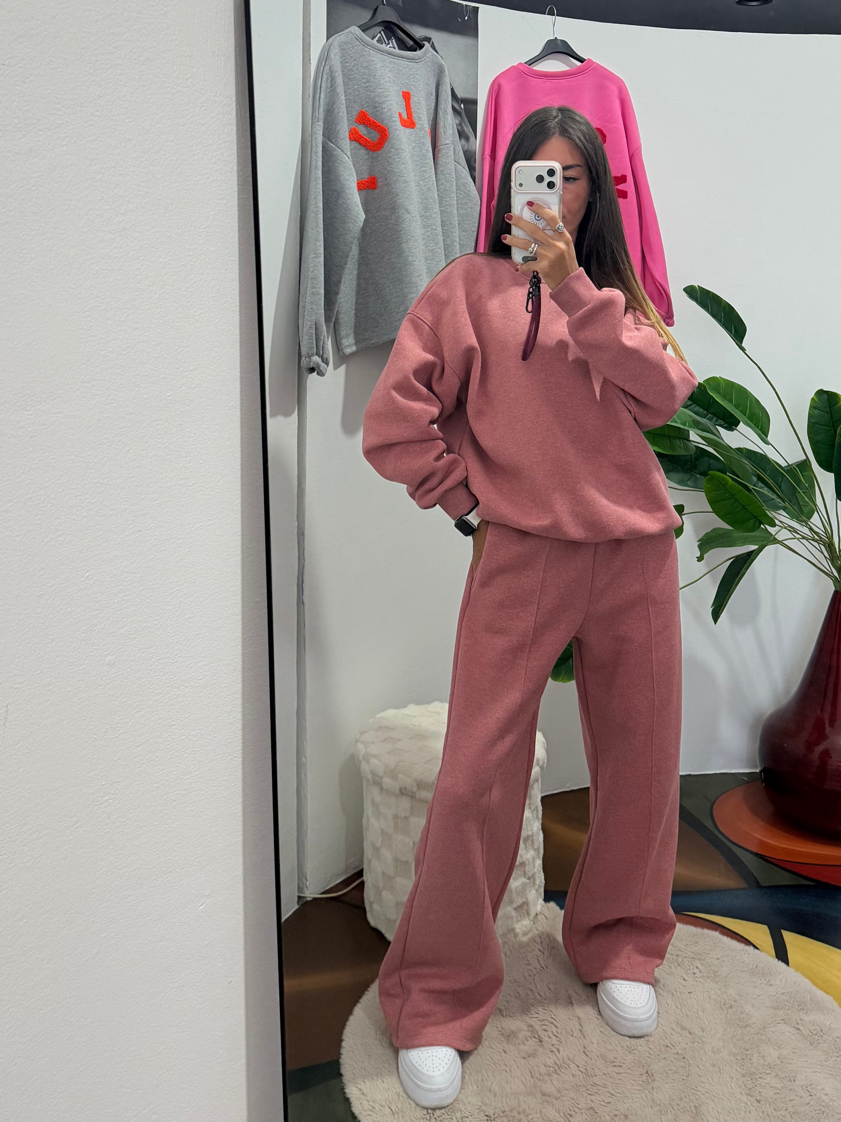 Coordinato tuta - rosa antico