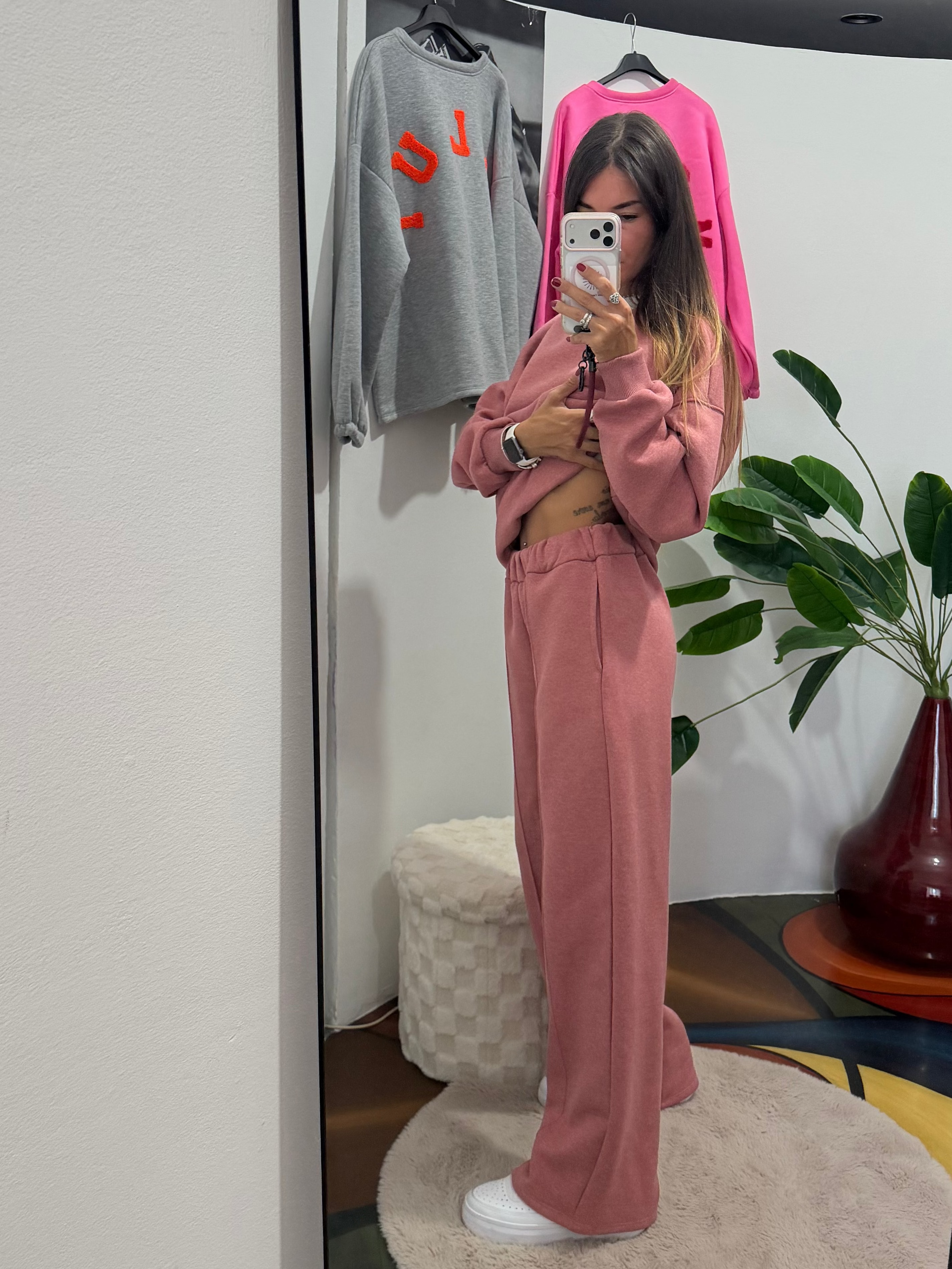 Coordinato tuta - rosa antico
